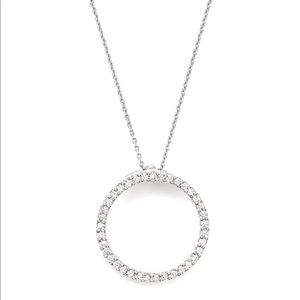 Roberto Coin 18 Kt Diamond Circle necklace